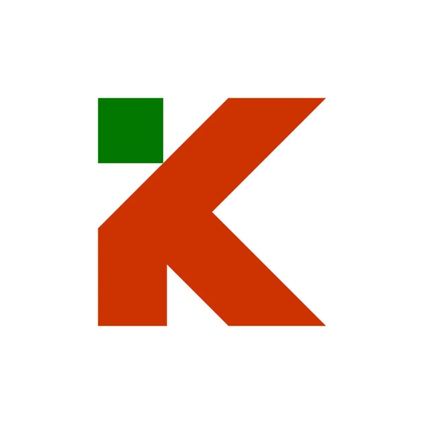Letter Logo Icon Design Template Elements Geometric Abstract Logos — Vetor de Stock