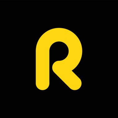 Letter R logo or icon design. template elements. geometric abstract logos