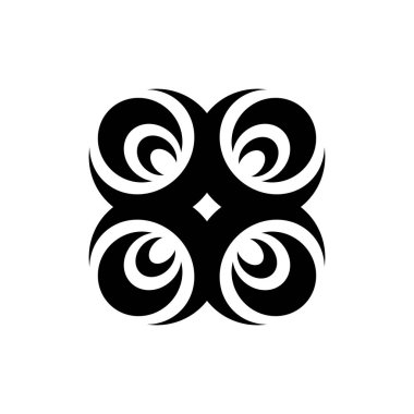 Soyut logo. Geometrik soyut logolar. Simge tasarımı