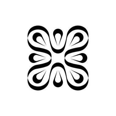 Soyut logo. Geometrik soyut logolar. Simge tasarımı