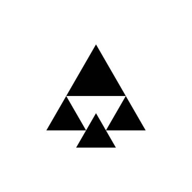 Soyut logo. Geometrik soyut logolar. Simge tasarımı