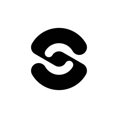 Soyut logo. Geometrik soyut logolar. Simge tasarımı