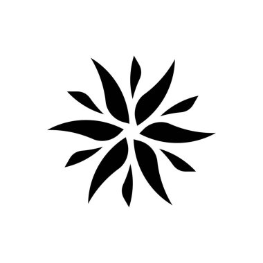 Soyut logo. Geometrik soyut logolar. Simge tasarımı