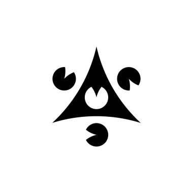 Soyut logo. Geometrik soyut logolar. Simge tasarımı