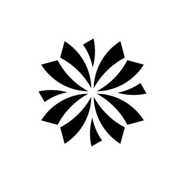 Soyut logo. Geometrik soyut logolar. Simge tasarımı