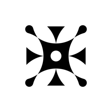 Soyut logo. Geometrik soyut logolar. Simge tasarımı