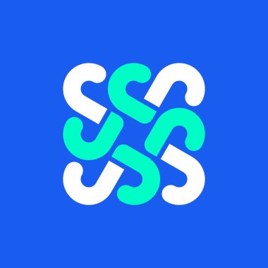 Soyut logo. Geometrik soyut logolar. Simge tasarımı