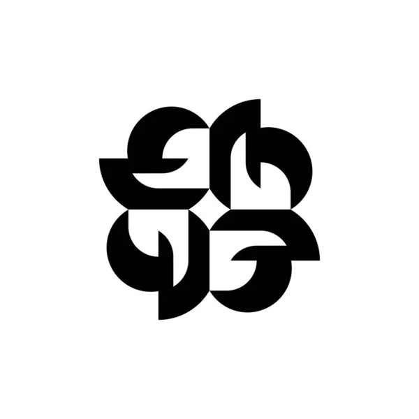 Абстрактный Логотип Геометрические Абстрактные Логотипы Дизайн Значков — стоковый вектор
