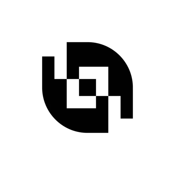 Logo Abstrait Logos Géométriques Abstraits Conception Icône — Image vectorielle