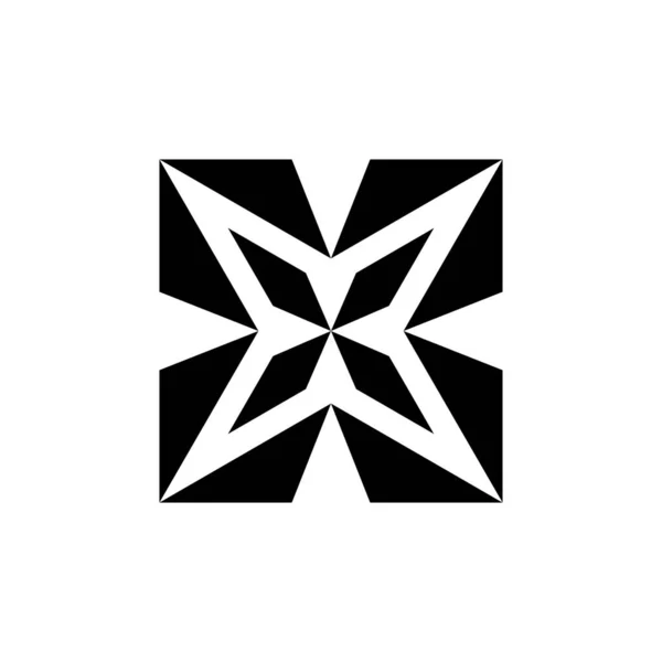 Abstrakt Logotyp Geometriska Abstrakta Logotyper Ikondesign — Stock vektor