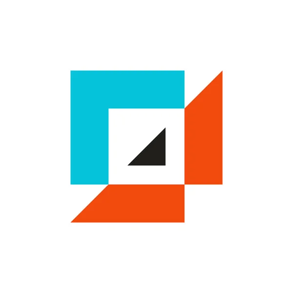 Logotipo Abstracto Logótipos Geométricos Abstratos Design Ícones —  Vetores de Stock