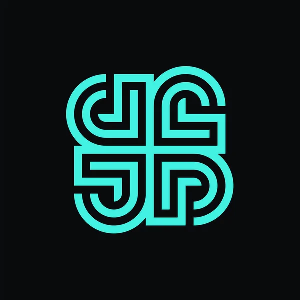 Abstrakcyjne Logo Geometryczne Abstrakcyjne Logo Projekt Ikony — Wektor stockowy