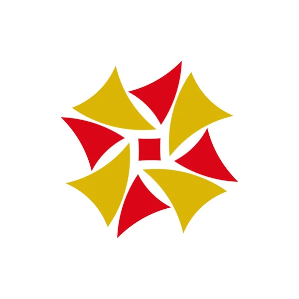 Abstrakcyjne Logo Geometryczne Abstrakcyjne Logo Projekt Ikony — Wektor stockowy