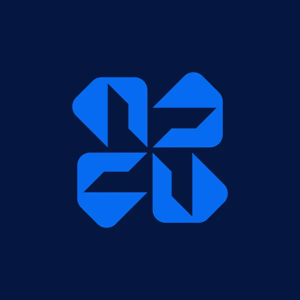 Abstraktní Logo Geometrická Abstraktní Loga Návrh Ikon — Stockový vektor