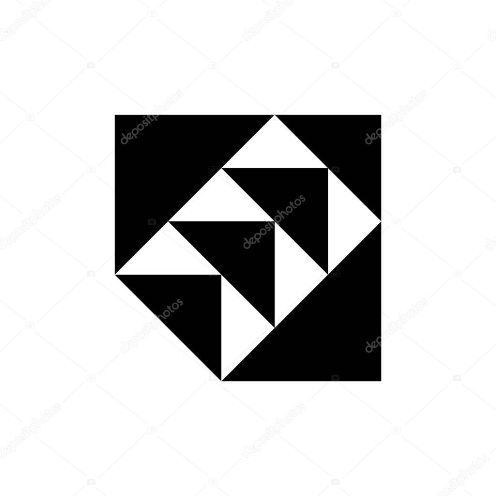 Abstract logo. Geometric abstract logos. Icon design