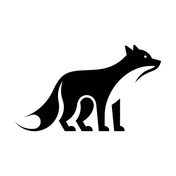 Logo Fox Projektowanie Ikon Elementy Szablonowe — Wektor stockowy