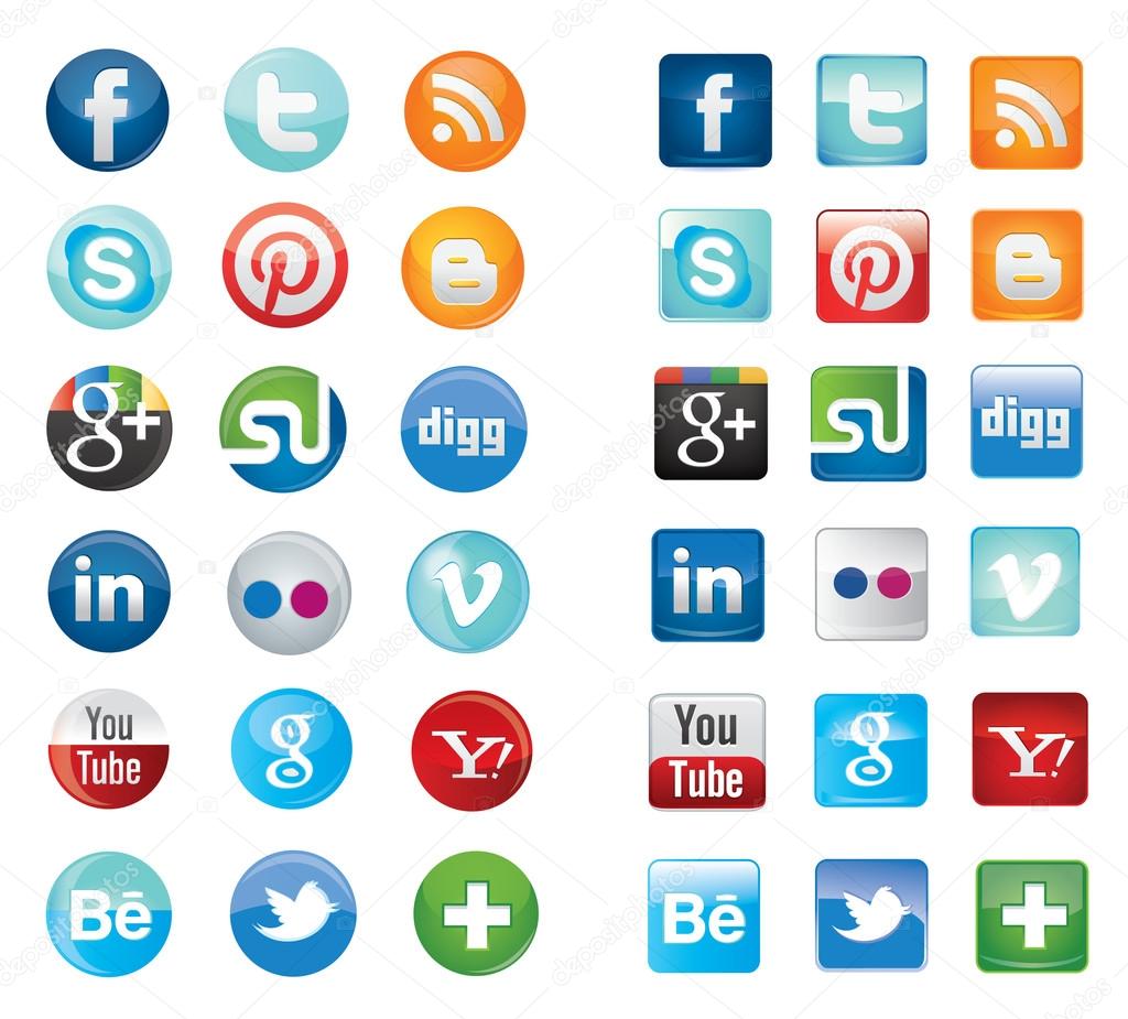 Social network icons