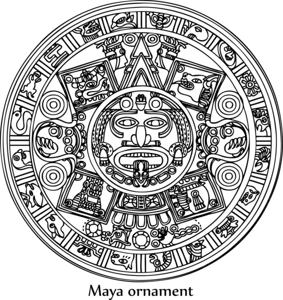 Maya ornament — Zdjęcie stockowe