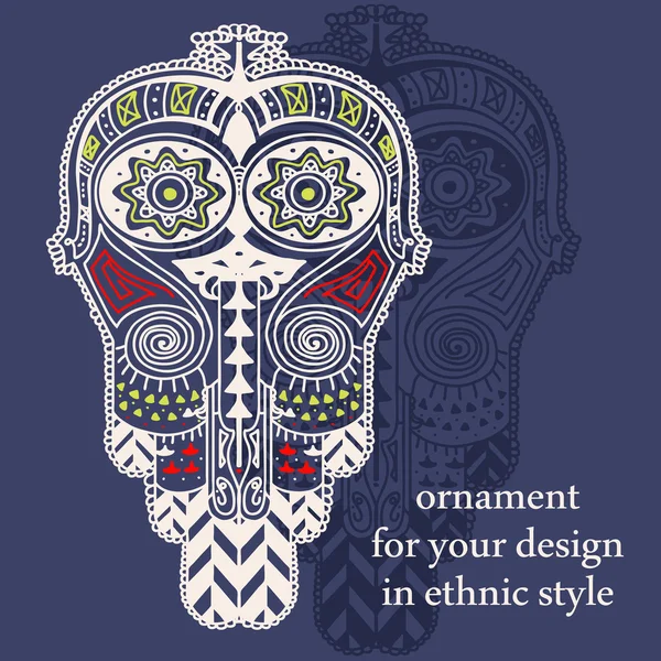 Colorful orient ethnic decorative element — Stock Vector