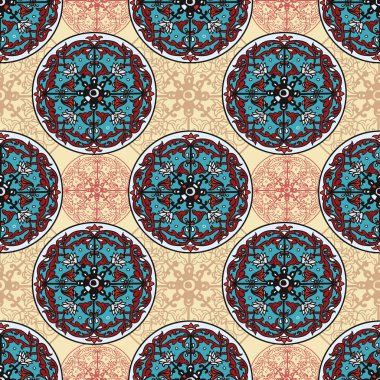 Stylish ethnic seamless texture clipart