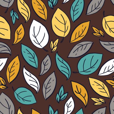Dikişsiz yaprakları arka plan