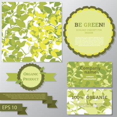 vektör şablonları için ekoloji şirket topluluğu