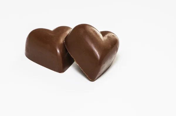 Chocolate hearts — Stock Photo, Image