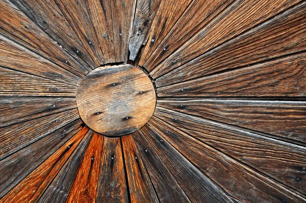 Holz Hintergrund - Tür Detail — Stockfoto