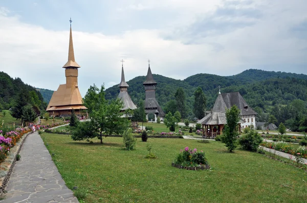 Barsana ahşap Ortodoks Manastırı — Stok fotoğraf