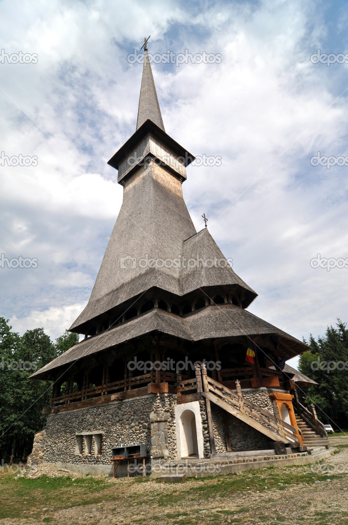 Ieud orthodox wooden monastery