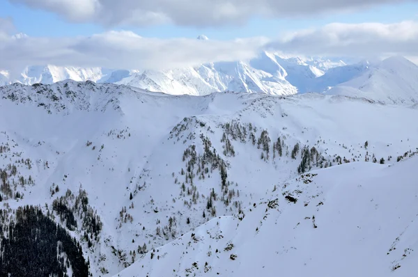 Montagne innevate in Tirolo — Foto Stock