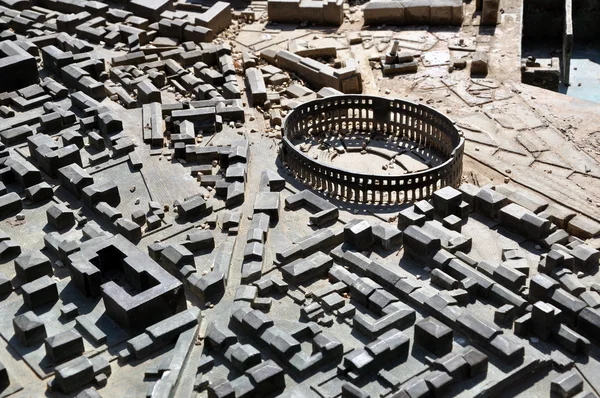 Minyatür şehir modeli Pula, Hırvatistan — Stok fotoğraf