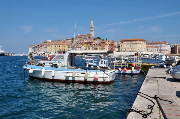 Hamnen i Rovinj, Kroatien — Stockfoto