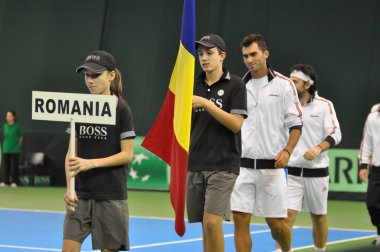 Davis cup, tenis maçı mı, Romanya başında oyun alanında girin