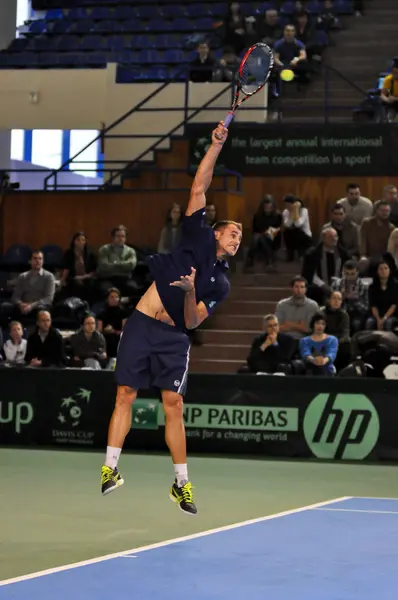 Davis cup, Rumänien gewinnt gegen Dänemark — Stockfoto