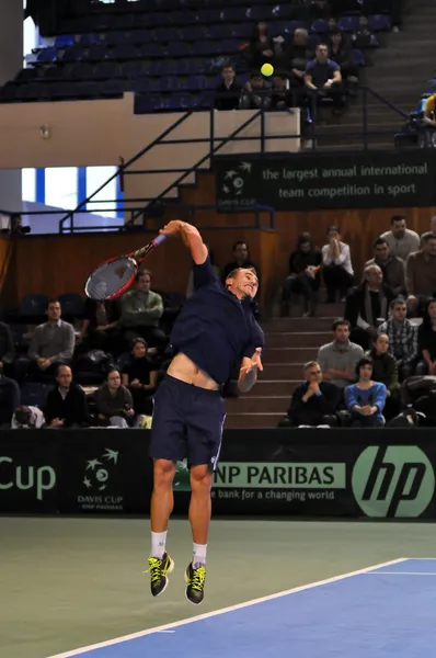 Davis cup, Rumänien gewinnt gegen Dänemark — Stockfoto