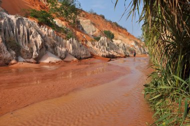 Kızıl nehir kaya ve orman, MUI Kuzey vietnam arasındaki