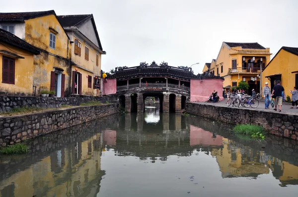 Japonský most v hoi an, vietnam — Stock fotografie