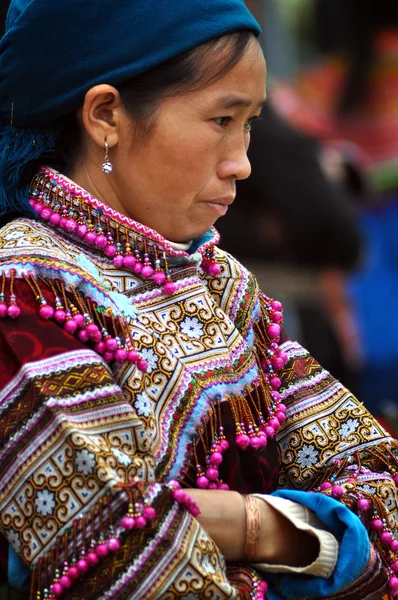 Vietnamita en el mercado de Bac Ha, Sa Pa, Vietnam —  Fotos de Stock