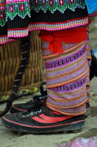 Vietnamesisch in bac ha market, sa pa, vietnam — Stockfoto