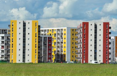 blok renkli yeni daire