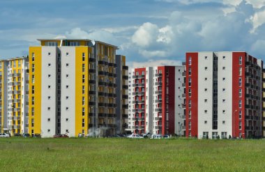 blok renkli yeni daire