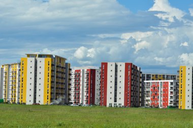 blok renkli yeni daire
