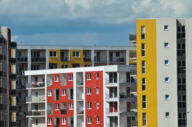 yeni, modern ve şık oturma blok daireler