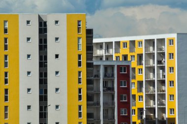 yeni, modern ve şık oturma blok daireler