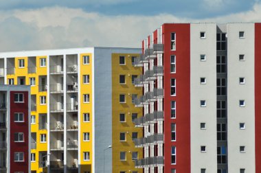 blok renkli yeni daire