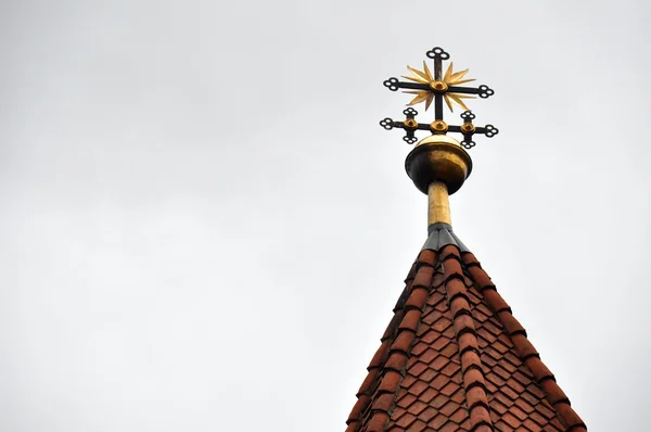 Ortodoxa kors på himlen — Stockfoto