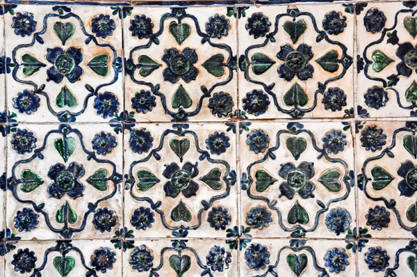 Decoração azulejos fogão vintage — Fotografia de Stock