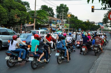 saigon, vietnam haotic trafikte