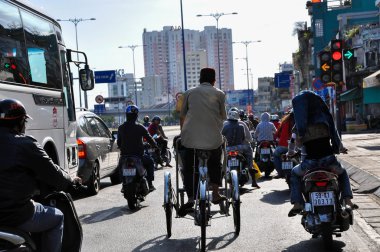 saigon, vietnam haotic trafikte